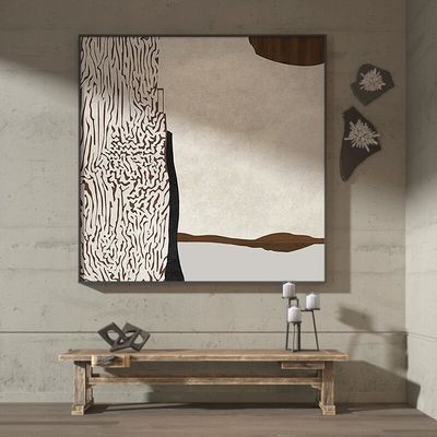 Thick layers of oil paint Digital Printed Oil Painting on Premium Canvas