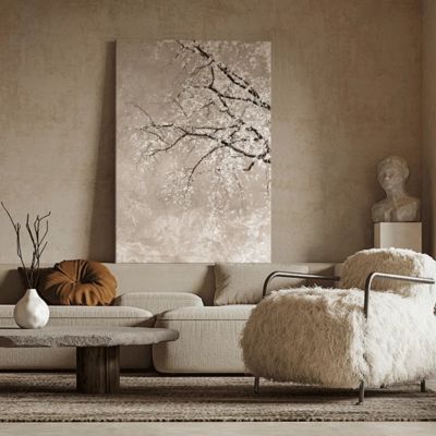 Elegant Chinese-style printed oil paintings, suitable for hotel wall decoration