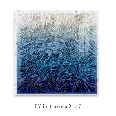 Strong color contrast effect Colorful Abstract Mixed Media Canvas Wall Art