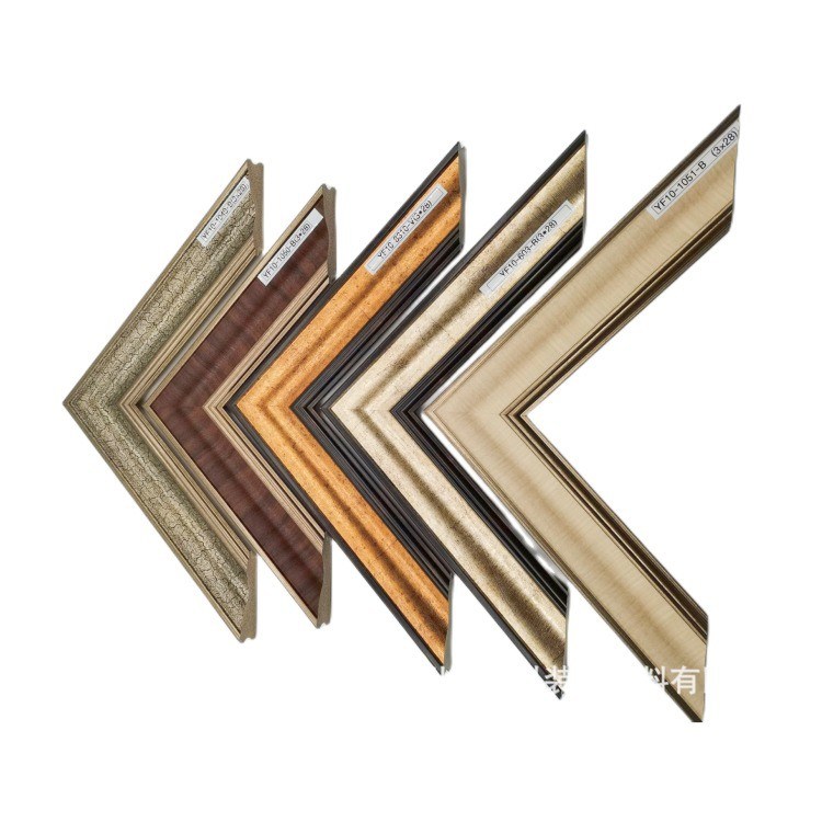 Baroque Golden Big PS Carved Picture Frame Molding for Wall Art Hanging Decor